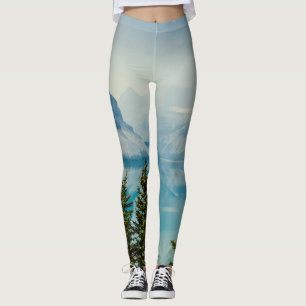 sjöar i vinterberget leggings