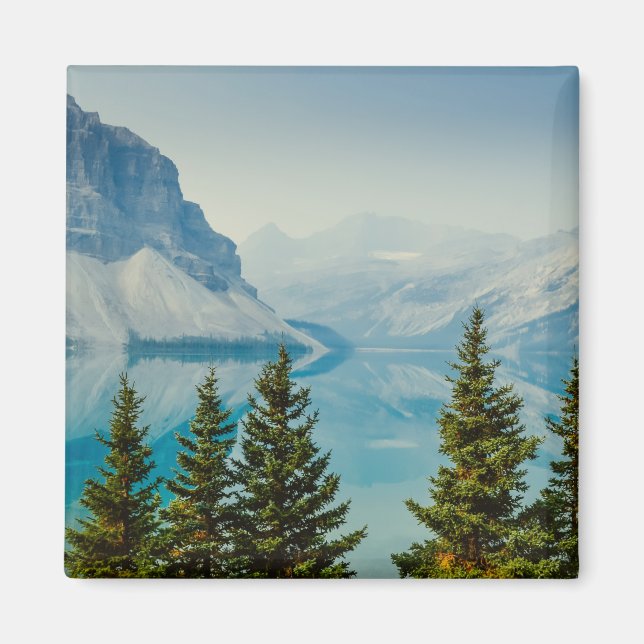 sjöar i vinterberget magnet (Framsidan)