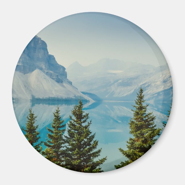 sjöar i vinterberget magnet (Framsidan)