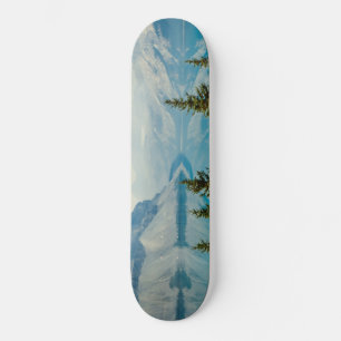 sjöar i vinterberget mini skateboard bräda 18,5 cm