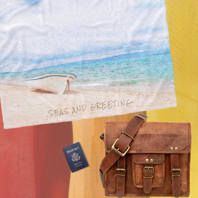 Sjöar och Hälsning Helgdag Fleecefilt (Skapare uppladdad)