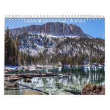 Sjöar of Mammoth Sjöar Basin, California Calendar