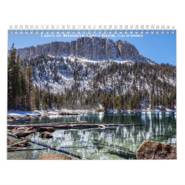 Sjöar of Mammoth Sjöar Basin, California Calendar Kalender