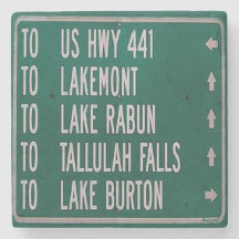 Sjöar-signera Ga-Underlägg