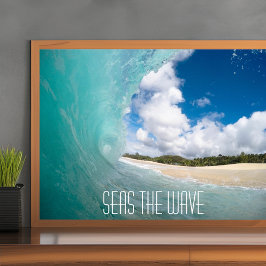 Sjöar Wave Poster