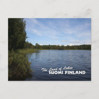 Sjöarnas land: Suomi Finland Vykort
