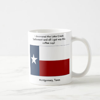 Sjöbäckbosättning - Montgomery, Texas Kaffemugg