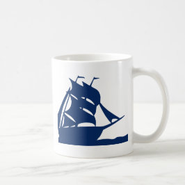 sjöbåt med segelbåt som båt vid havet vid vatten, kaffemugg