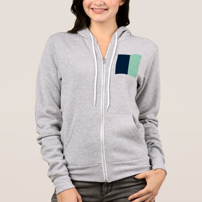 Sjöblå och Mint T Shirt (Framsida)