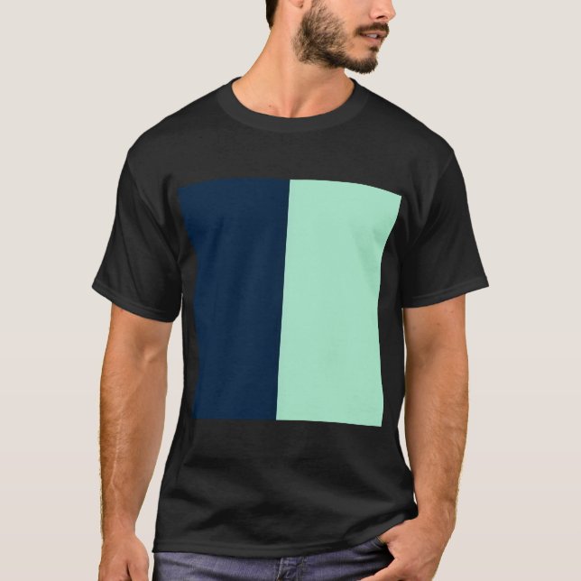 Sjöblå och Mint T Shirt (Framsida)