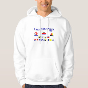 SjöChamplain VT signalerar flaggor Sweatshirt Med Luva