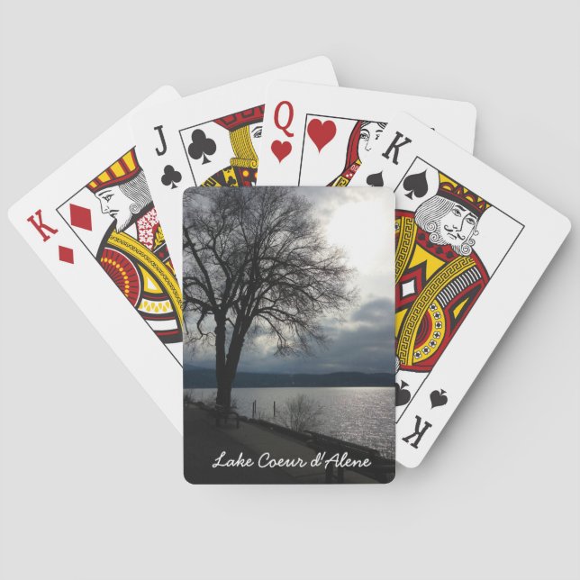 SjöCoeur d'Alene som leker kort Casinokort (Baksidan)