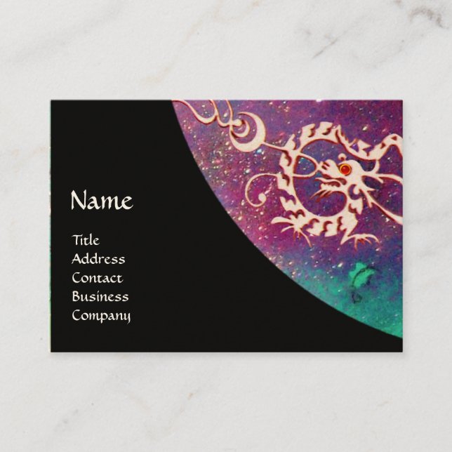 SJÖDRAGON RED VAX SEAL, Beauty salon, Day Spa Visitkort (Framsida)