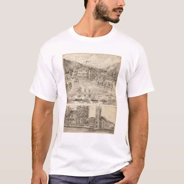 SjöDunmore hus i Salisbury T-shirt (Framsida)