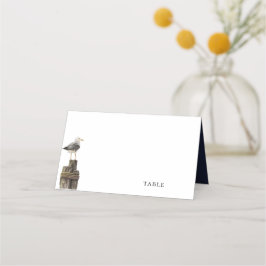 Sjöfärgsfärg, marinblå Bröllop Placeringskort