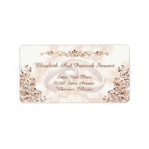 Sjöfart i Marble Ro Guld Ringar Elegant bröllop