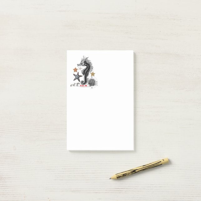 SJÖFART MED STARFISK POST-IT BLOCK (På skrivbordet)