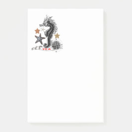 SJÖFART MED STARFISK POST-IT BLOCK