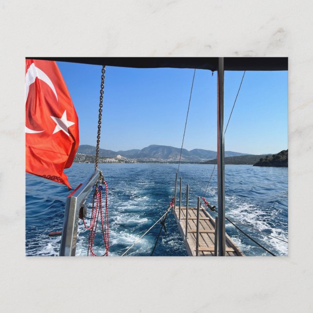 Sjöfart på Egeiska havet Vykort (Framsida)