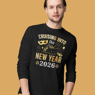 Sjöfart till Frakten Guld i nyår T Shirt