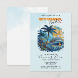 Sjöfart till Pension Party, kryssningsfartyg Party Inbjudningar