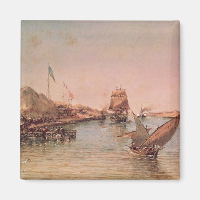 Sjöfart vid Suezkanalen Magnet (Framsidan)