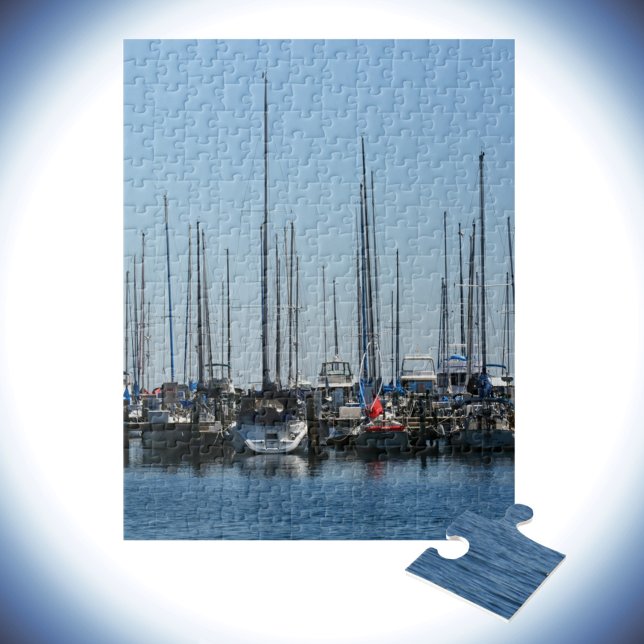 Sjöfartsbåtar i Marina Photographic Pussel (Skapare uppladdad)