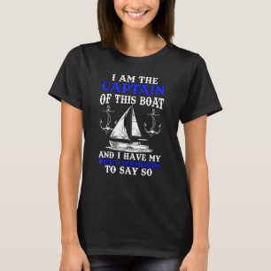 Sjöfartsbefäl i Make, sjömän i sjötransport T Shirt