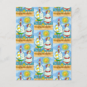 SJÖFARTSCHIKER, FAMILY ROLIGT TECKNAD FUNNny Post Vykort