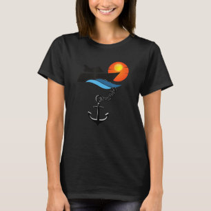 Sjöfartsfartyg på ankarplats - fritidsbåtar T-fart T Shirt
