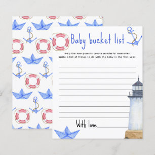 Sjöfartsförteckning - Baby-bucket-lista