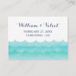 Sjöfartskort i Bröllop Placeringskort