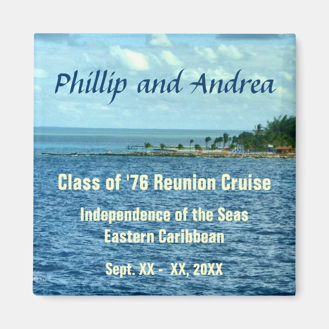 Sjöfartsmarkör för liten vattendörr magnet (Framsidan)