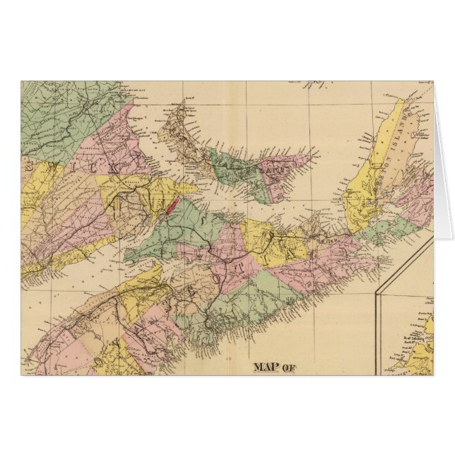 Sjöfartsprovinser Hälsningskort (Framsidan Horizontal)