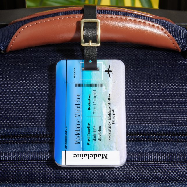 Sjöfartsscen för påstigning bagagebricka (Framsida Insitu 2)