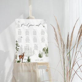 Sjöfartsschema för Evergreen Mountain Forest Bröll Poster