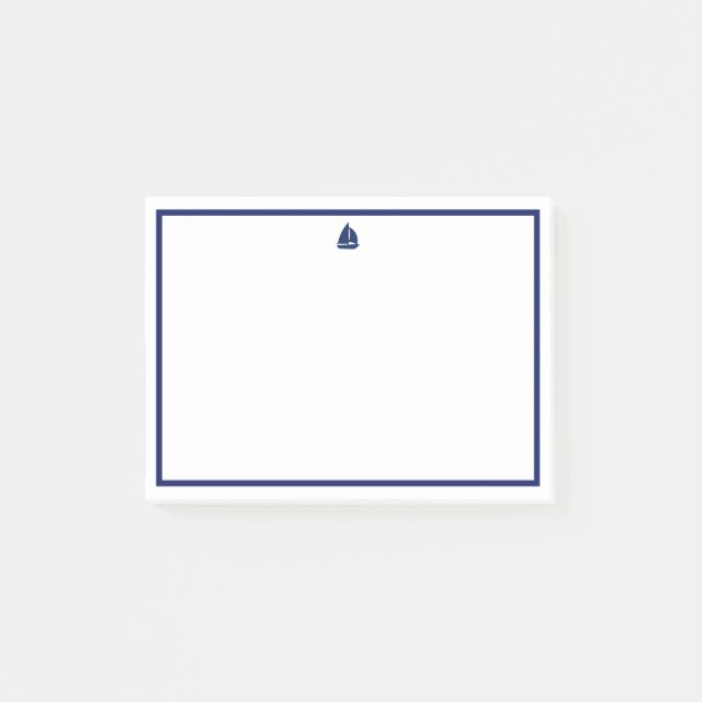 Sjöfartssegelbåt Post-it Block (Framsida)