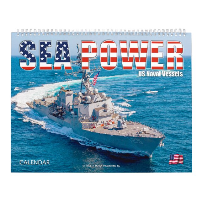 SJÖFARTSSKYDD - USA:S marina fartyg Kalender (Omslag)