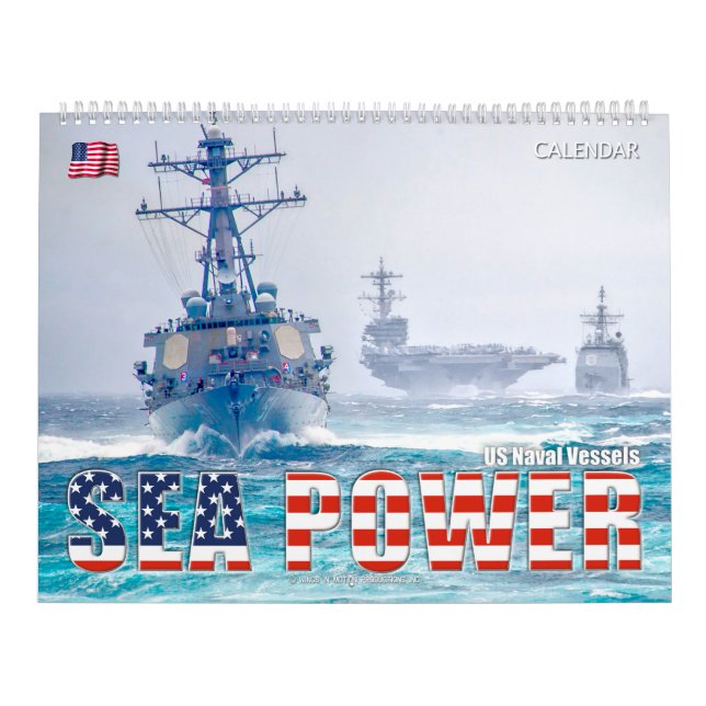 SJÖFARTSSKYDD - USA:S marina fartyg Kalender (Omslag)