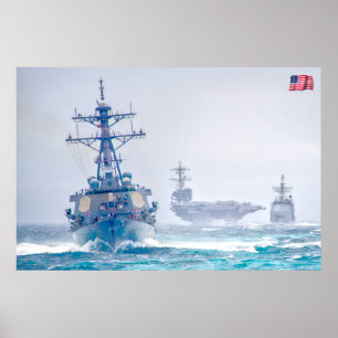 SJÖFARTSSKYDD - USA:S marina fartyg Poster