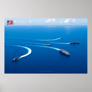 SJÖFARTSSKYDD - USA:S marina fartyg Poster