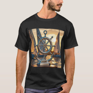 Sjöfartstrofi för spel t shirt