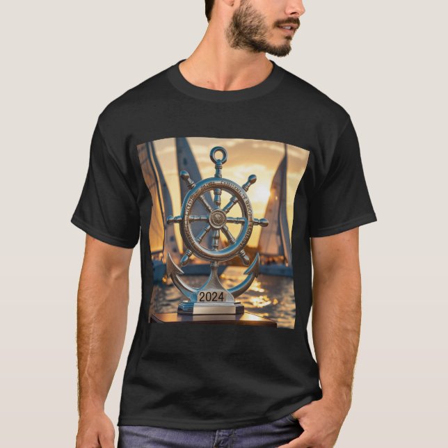 Sjöfartstrofi för spel t shirt (Framsida)
