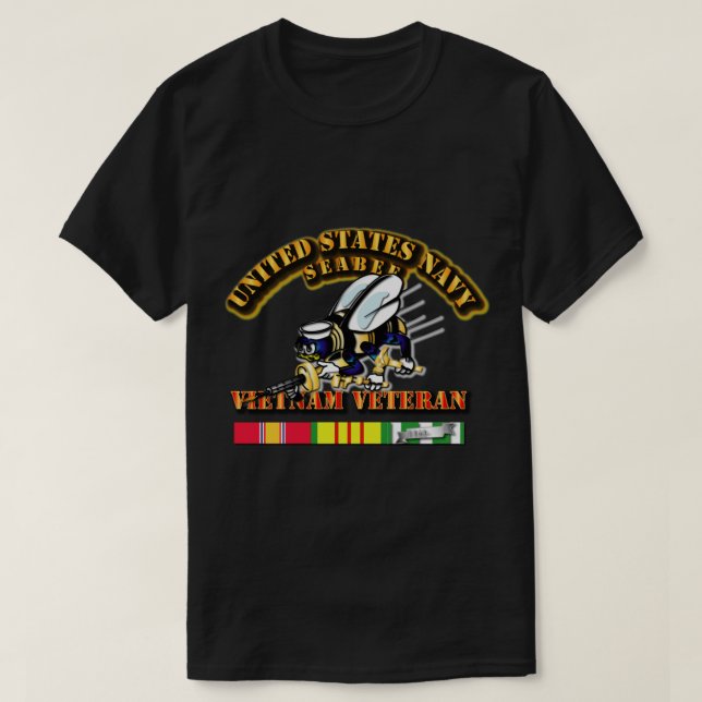 Sjöfisk - Vietnam Veteran T Shirt (Design framsida)