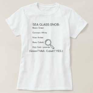 Sjöglas-snob (Grön? Meh. Kobolt? JA.) T Shirt