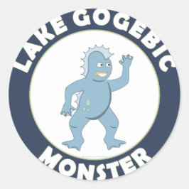 SjöGogebic monster Runt Klistermärke
