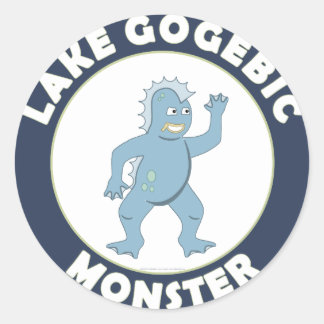 SjöGogebic monster Runt Klistermärke
