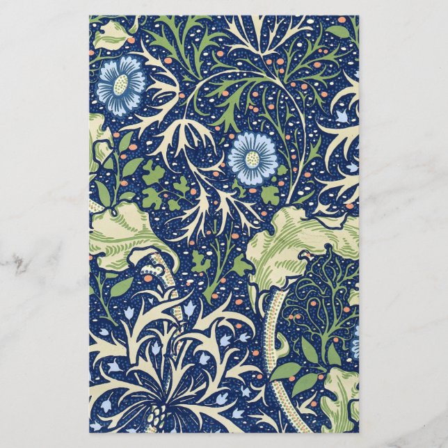 Sjögräs (av William Morris) Brevpapper (Framsida)