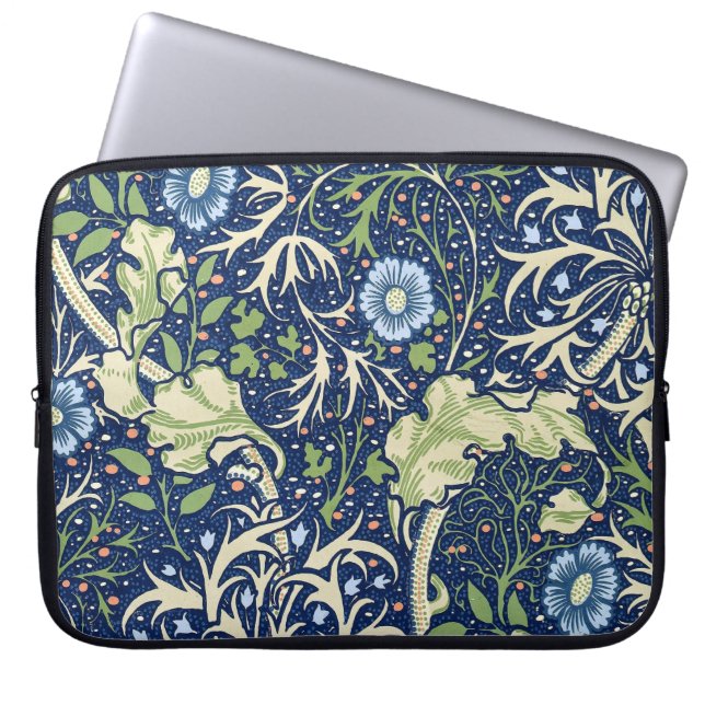 Sjögräs (av William Morris) Laptop Fodral (Framsidan)