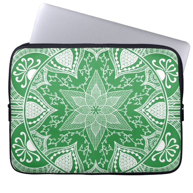 Sjögräs Mandala Laptop Sleeve (Framsidan)